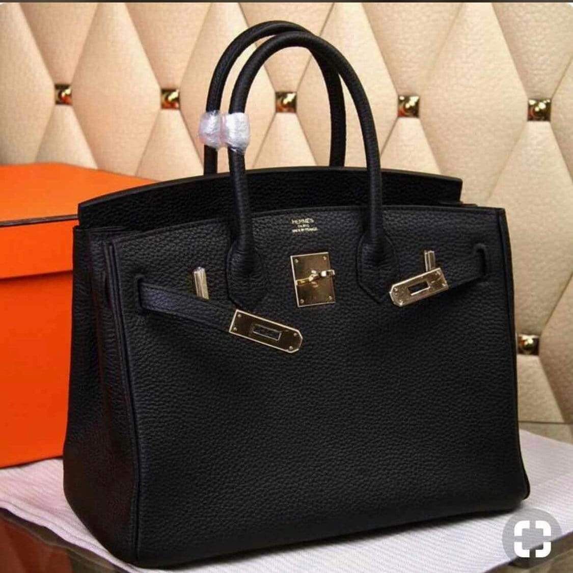 Hermes Birkin Black Hand Bag