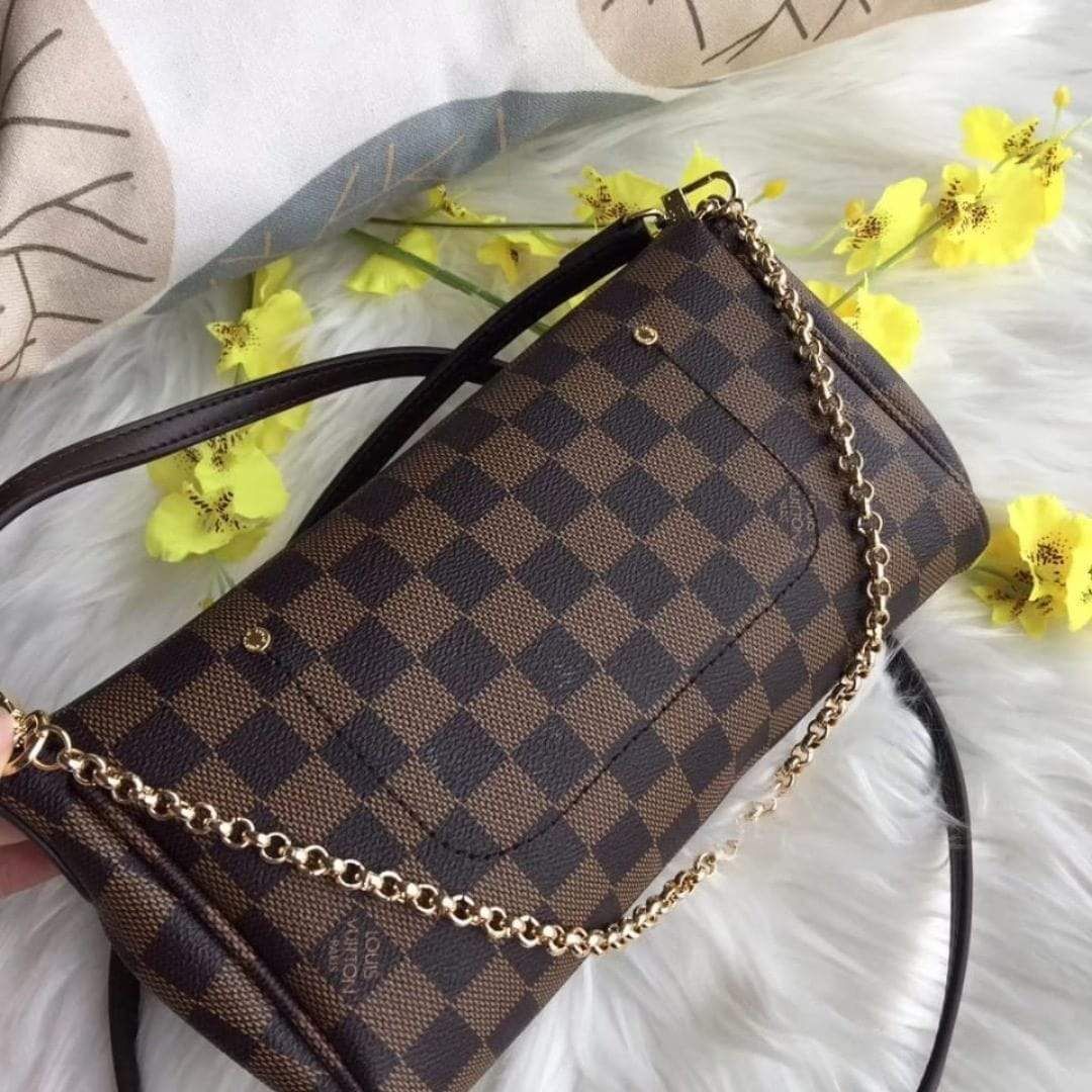 Louis Vuitton Shelton Grid Shoulder Bag(With Box)
