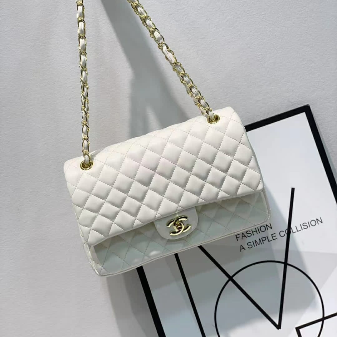 WhatsApp Image 2022-12-27 at 2.26.41 AM Chanel Jumbo White Colour Sling Bag (With Box)