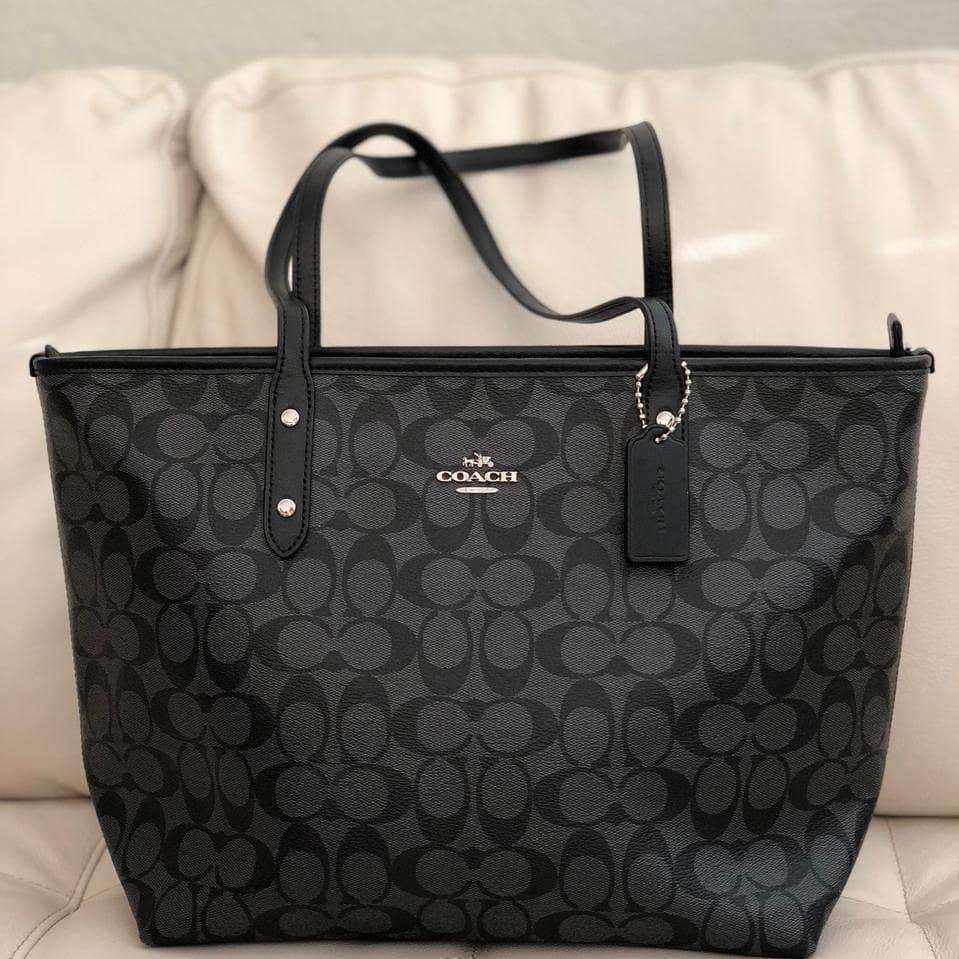 Coach Black City Tote Bag (With Box)
