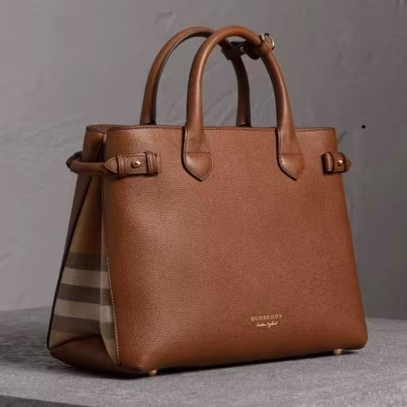 Burberry Banner Brown Colour Hand Bag