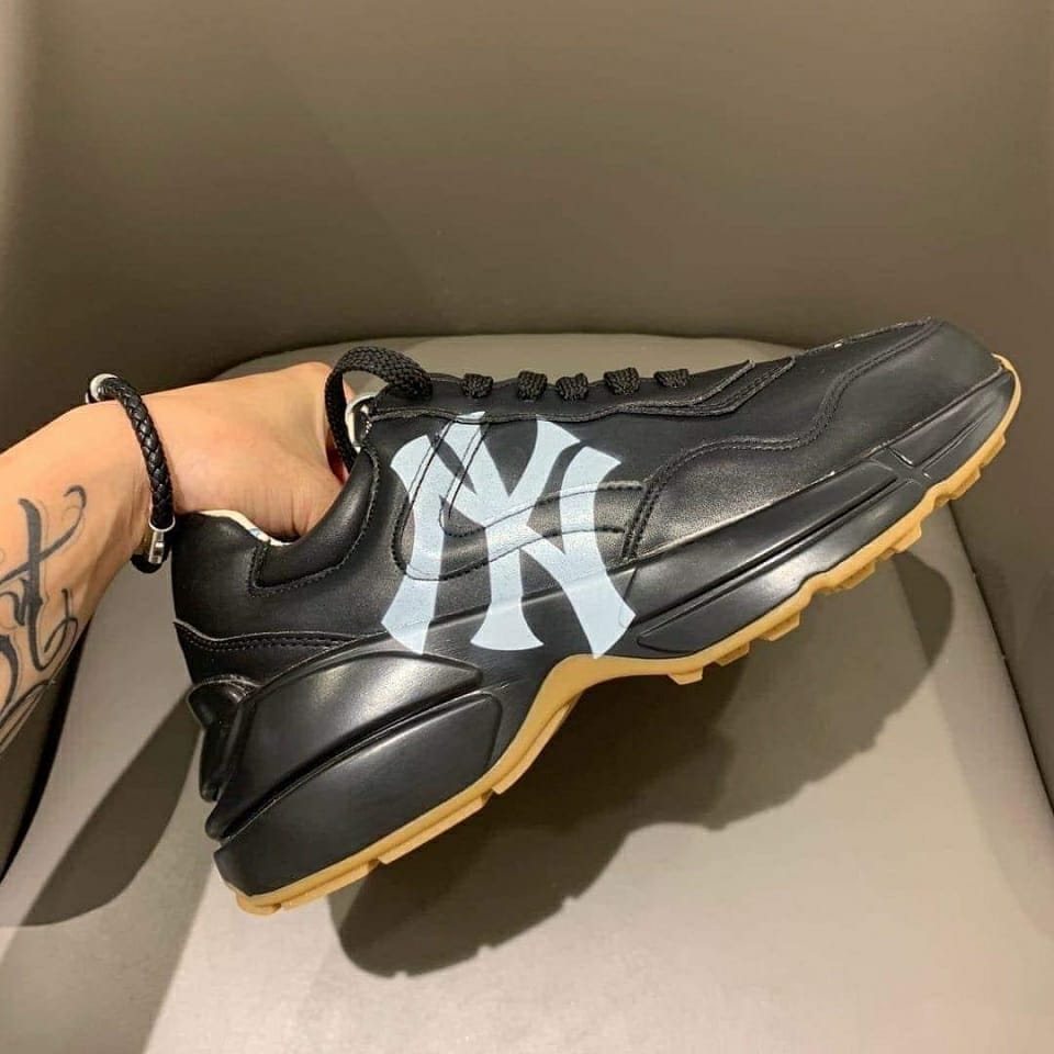 GUCCI RHYTHON PREMIUM QUALITY BLACK COLOR MEN’S CASUAL SHOES