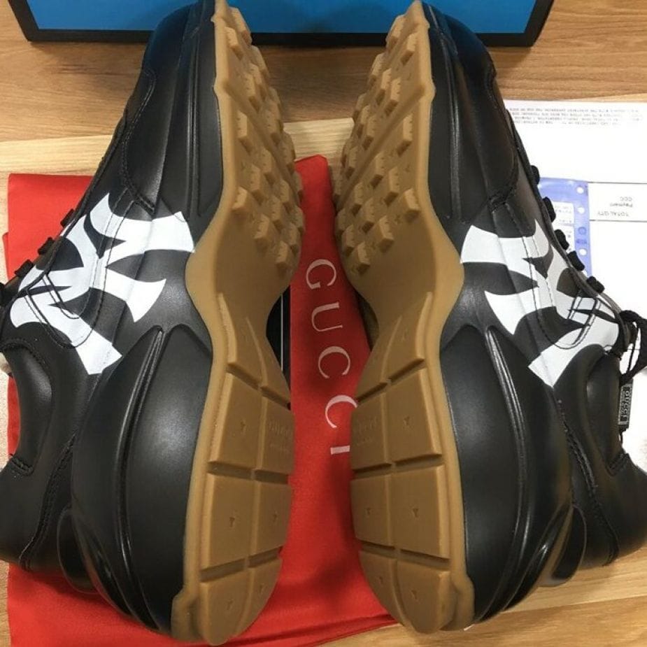 GUCCI RHYTHON PREMIUM QUALITY BLACK COLOR MEN’S CASUAL SHOES