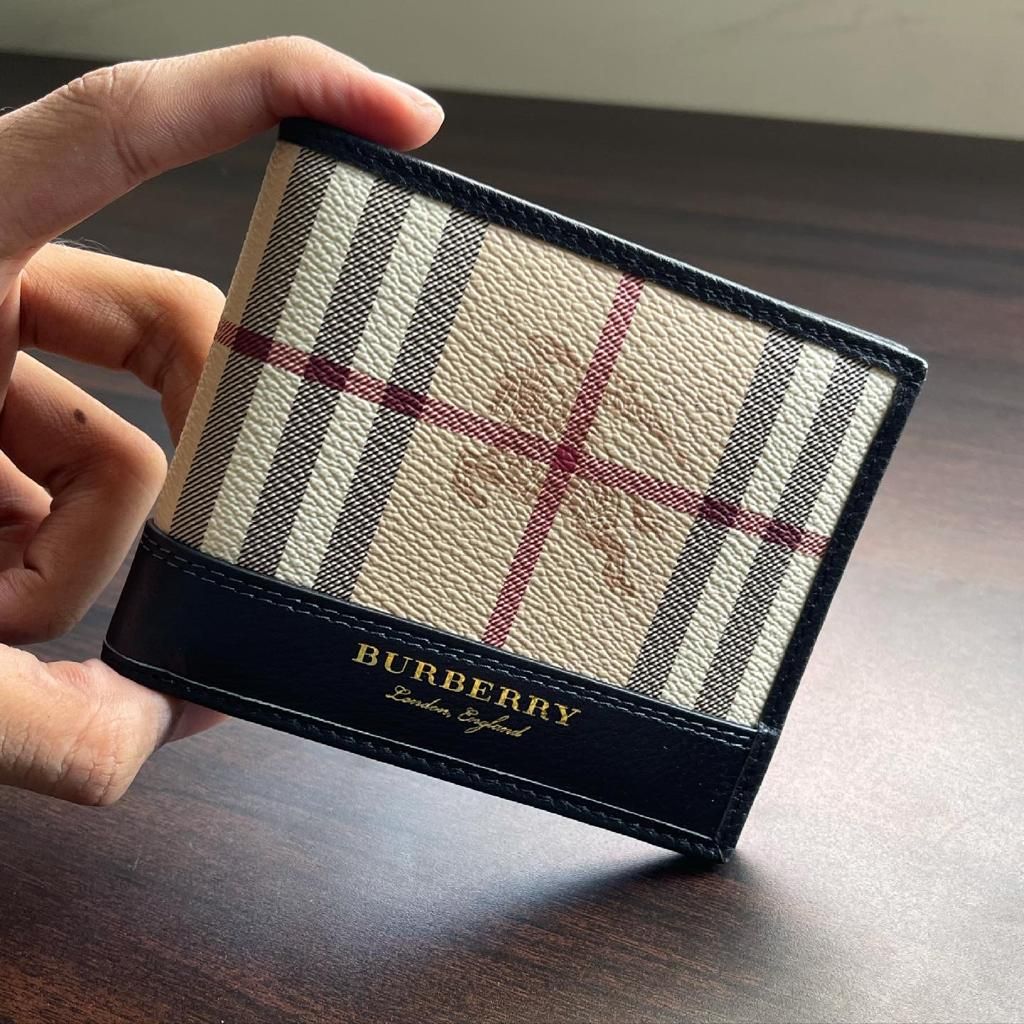 Burberry Iconic Print Leather Men’s Wallet