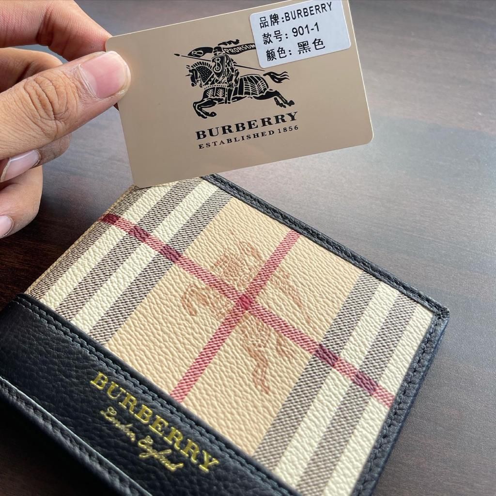 Burberry Iconic Print Leather Men’s Wallet