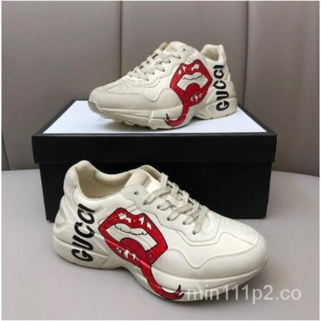 WhatsApp Image 2022-06-30 at 7.19.06 PM_adobe_express Gucci Rhython Kiss Premium Quality White Color Men’s Casual Shoes