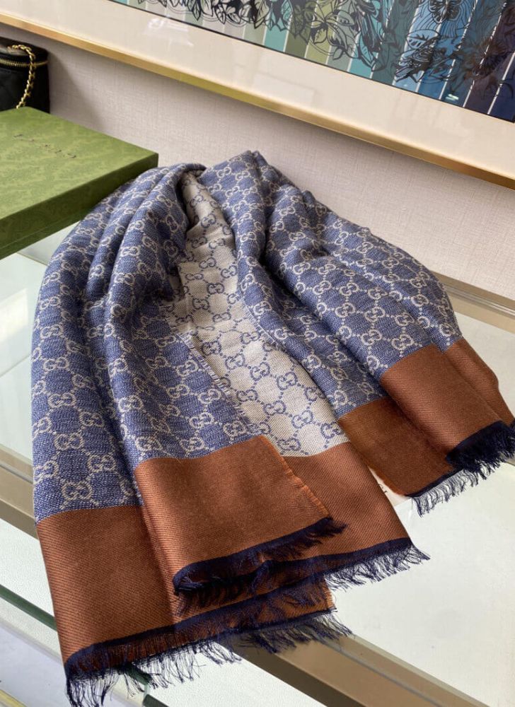Gucci Denim Premium Quality Semi Woolen Stole