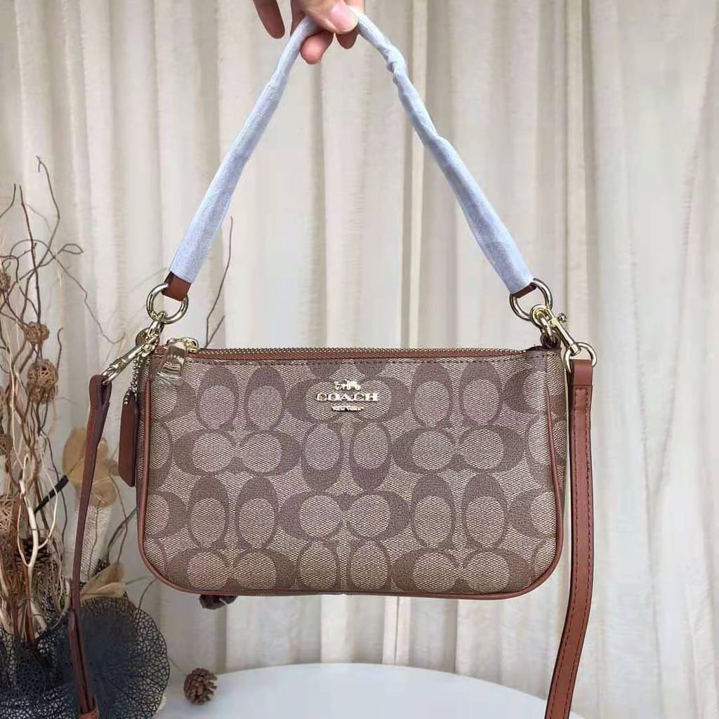 Coach Apricot Tan Shoulder Bag (With Box)