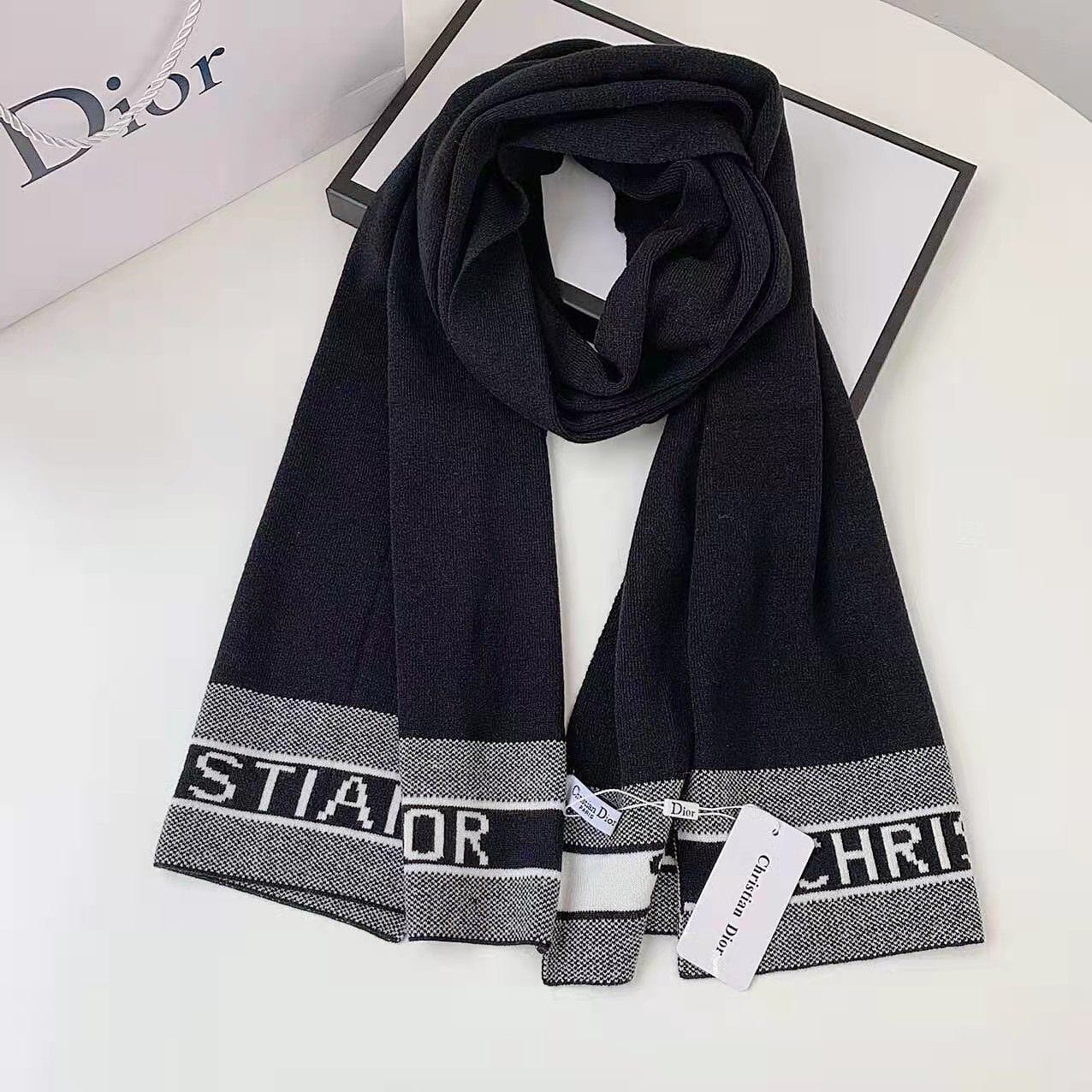 WhatsApp Image 2022-09-19 at 5.05.19 PM Christian Dior Black Muffler