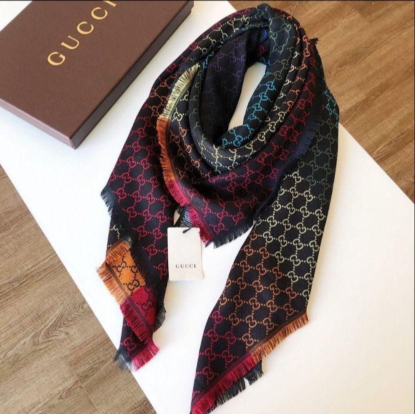 WhatsApp Image 2022-09-23 at 6.51.27 PM (1) Gucci GG Multicolor Unisex Stole