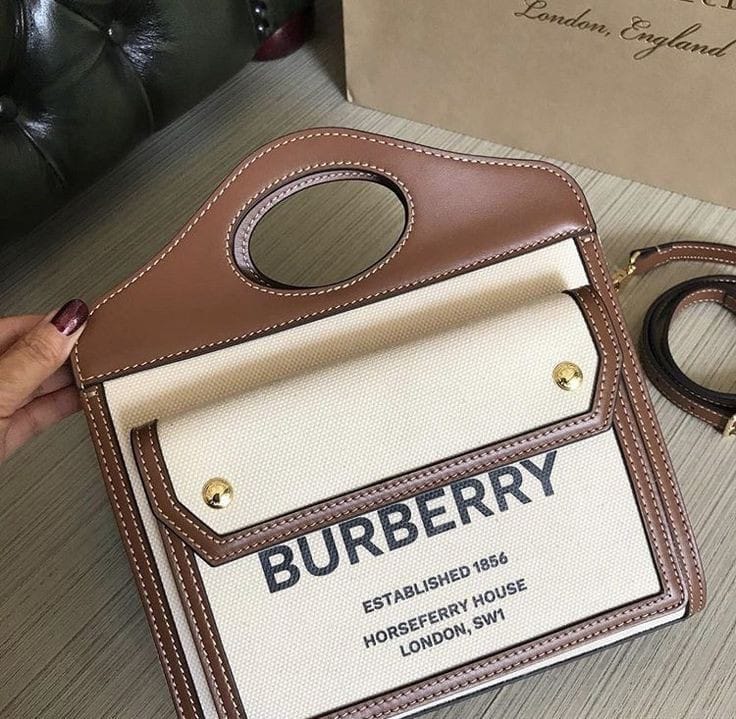 Burberry Horseferry Pocket Bag (With Box)