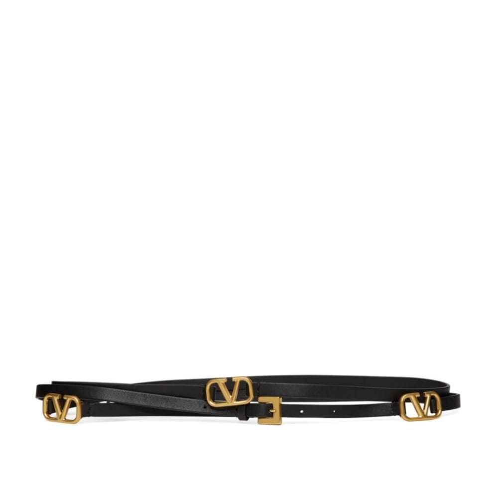 WhatsApp Image 2022-11-30 at 5.58.10 PM (1) Valentino Garavani Premium Black Signature Nappa Belt
