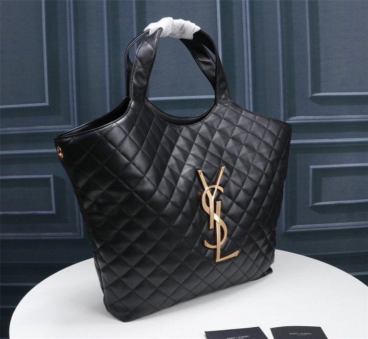 YSL ICARE Maxi Quilted Large Shopping Bag
