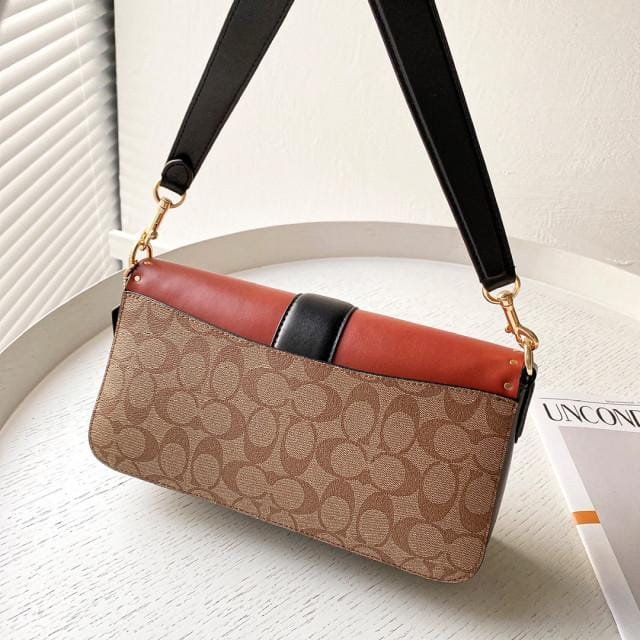 WhatsApp Image 2022-12-22 at 7.43.27 PM Coach Georgie Apricot Tan Shoulder Bag (With Box)