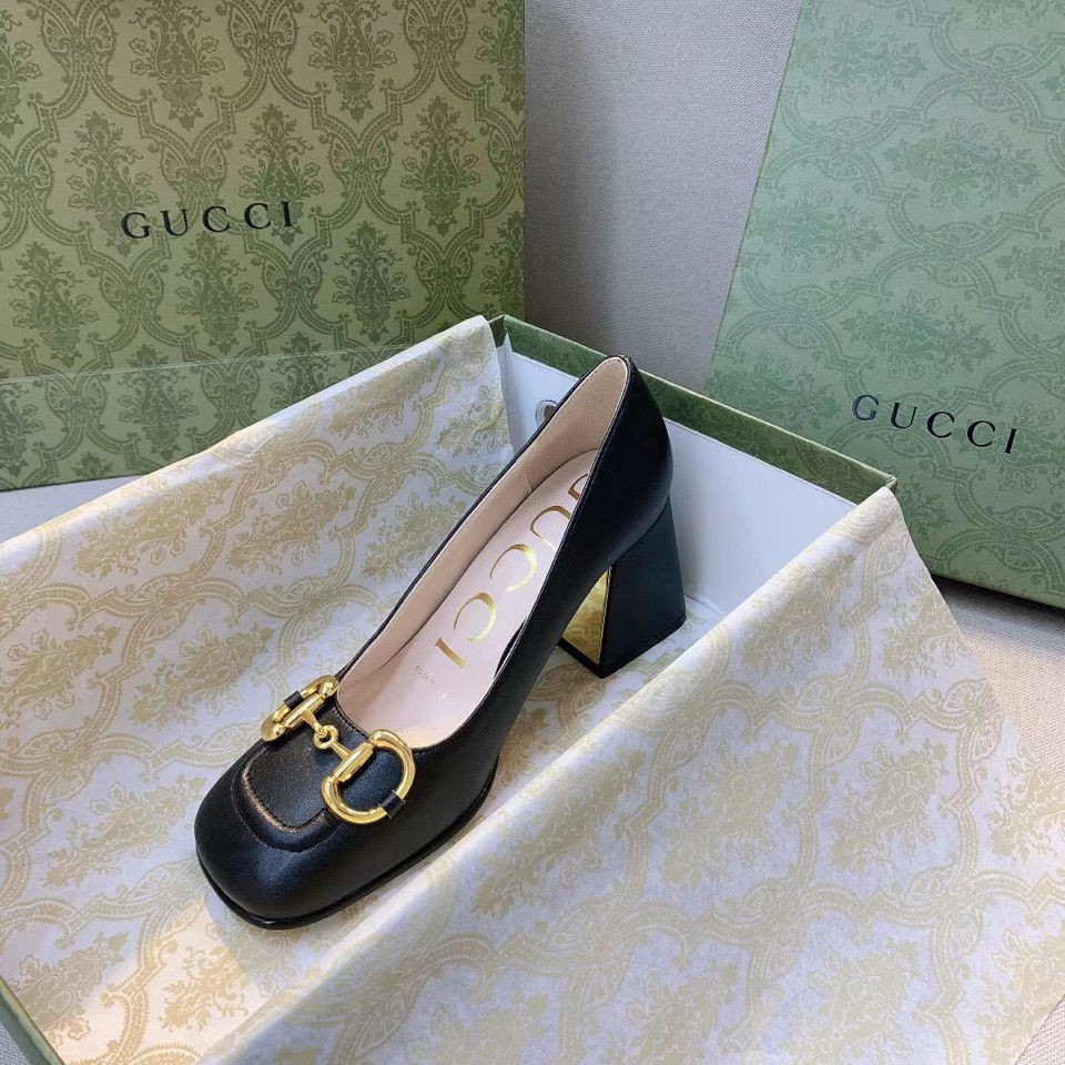 Gucci Horsebit Black Pump