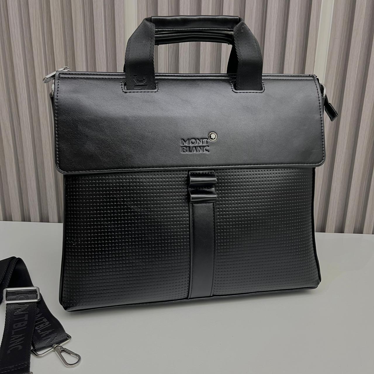 Montblanc Black Laptop Bag
