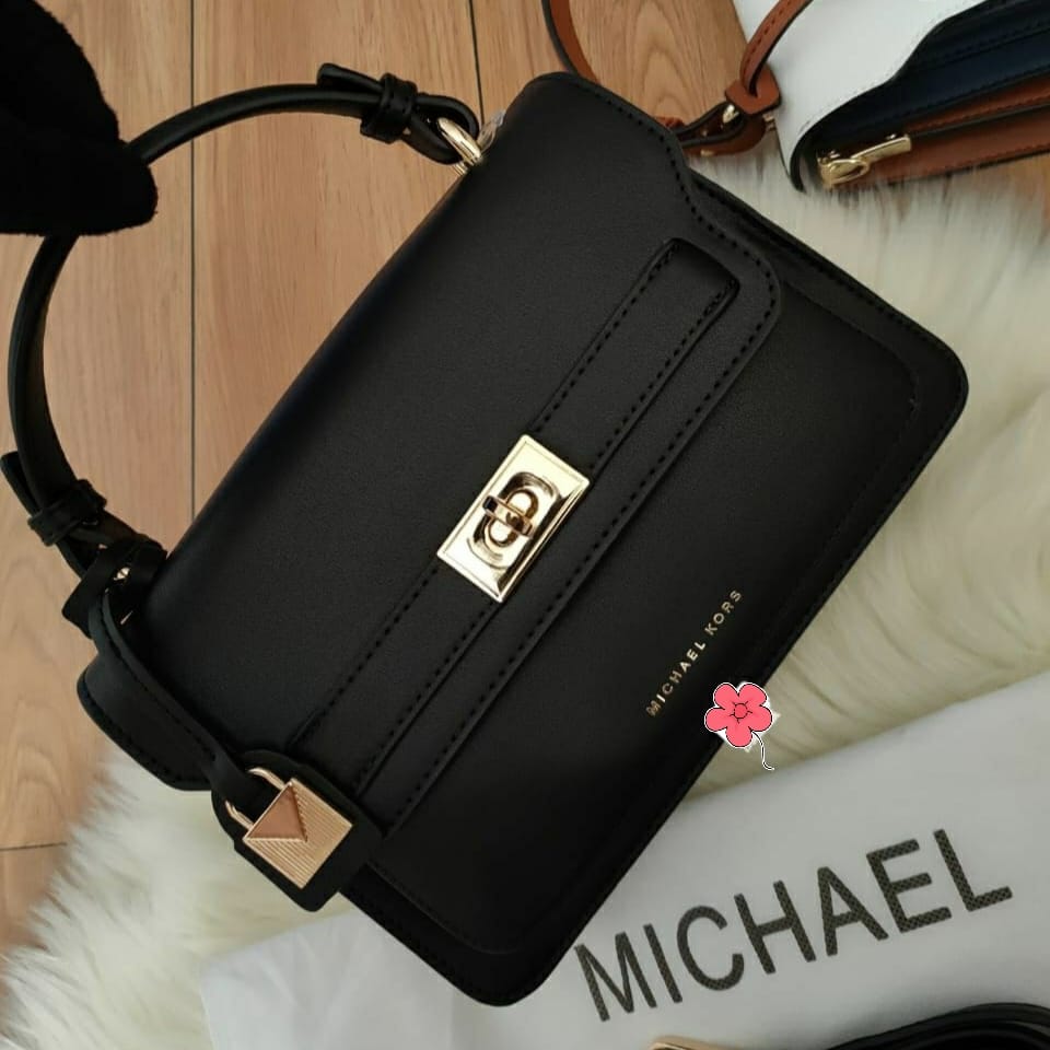 Michael Kors Titiana Black Sling Bag