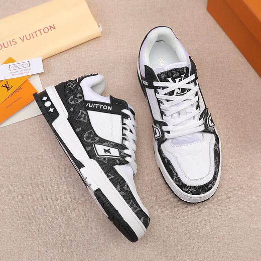 Louis Vuitton Black Monogram Men Sneaker