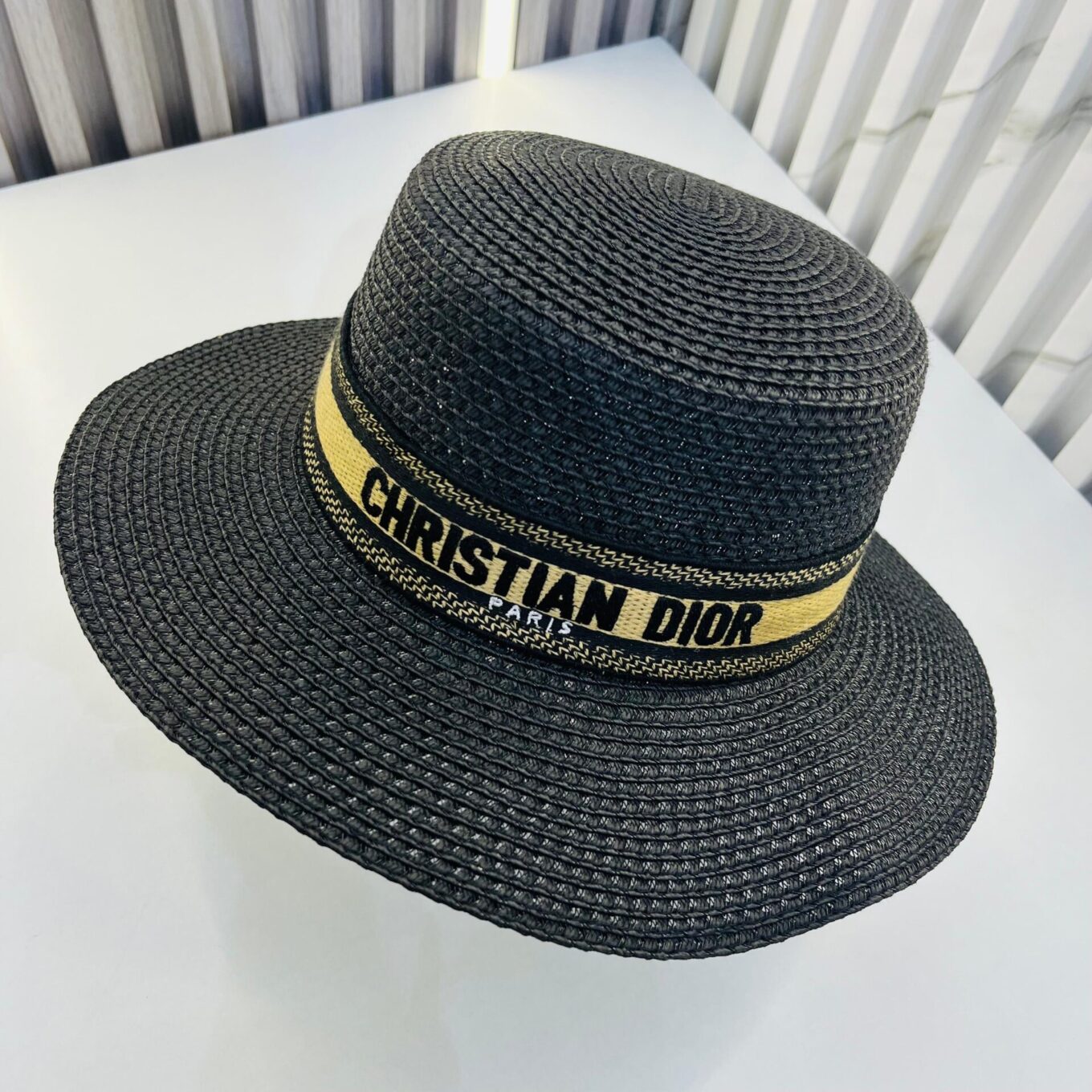 Christian Dior Unisex Black Beach Hat