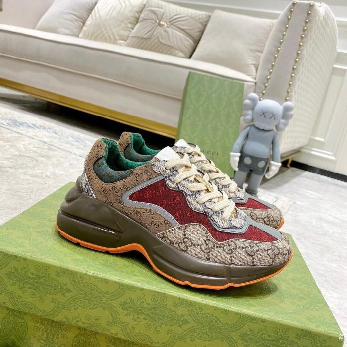 Gucci Gg Rython Brick Canvas Unisex Premium Quality Shoe
