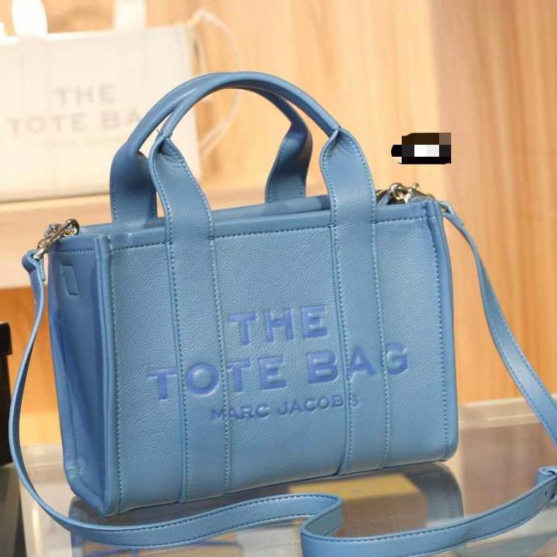 WhatsApp Image 2023-08-21 at 17.37.27 Marc Jacobs Blue Small The Tote Bag (With Box)