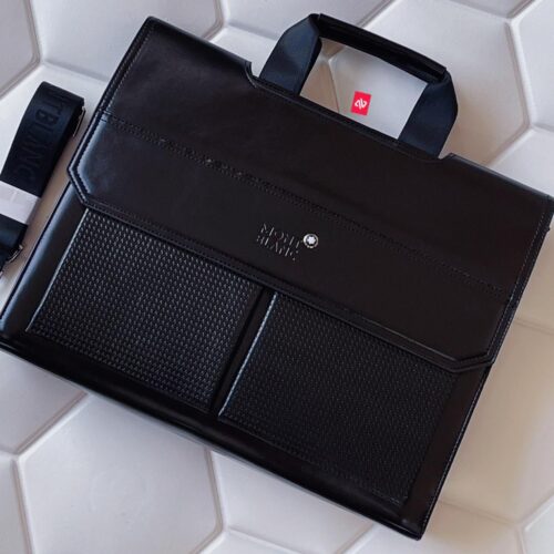 Montblanc Black Laptop Bag