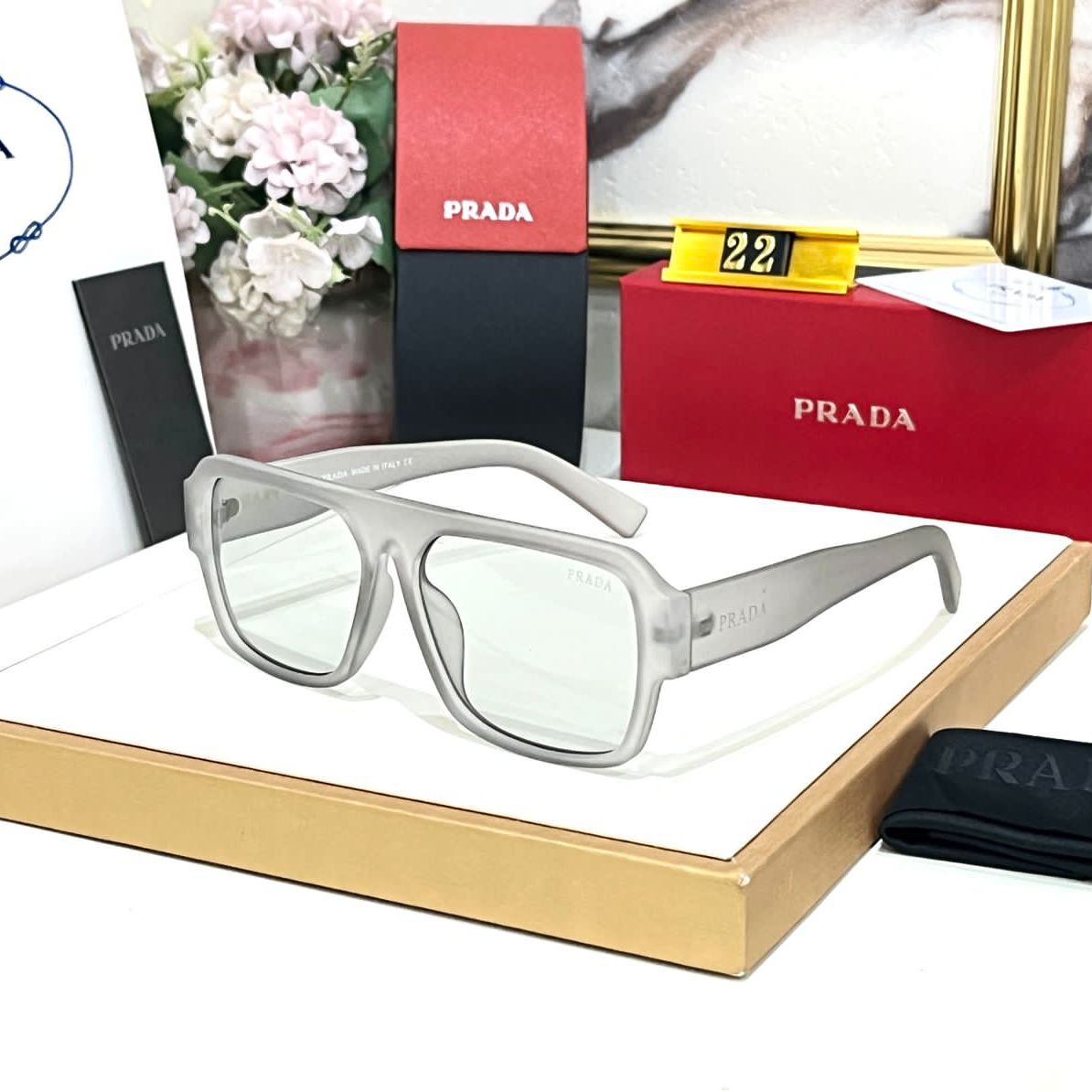 WhatsApp Image 2023-09-26 at 18.51.08 Prada Wayfarer Unisex Sunglass