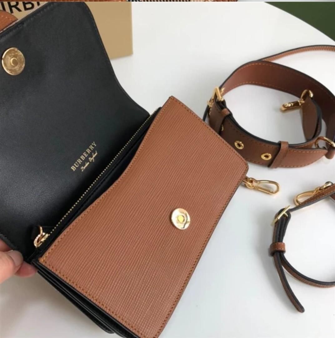 Burberry The Small Buckle Bag Brown (With box)