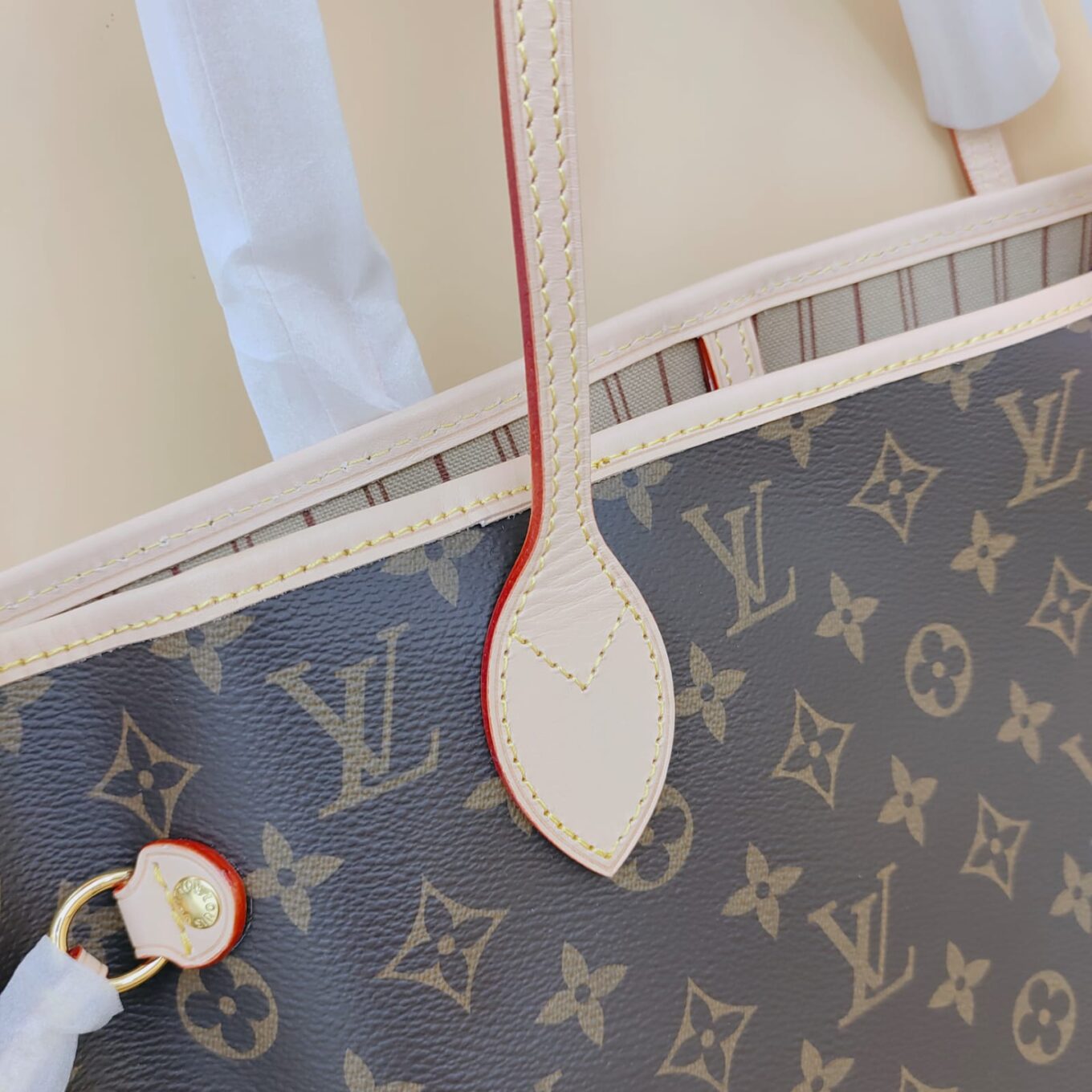 WhatsApp Image 2023-10-19 at 15.32.55_d73dc5ba Louis Vuitton Neverfull Beige Interior Premium Tote Bag (With Double Box)