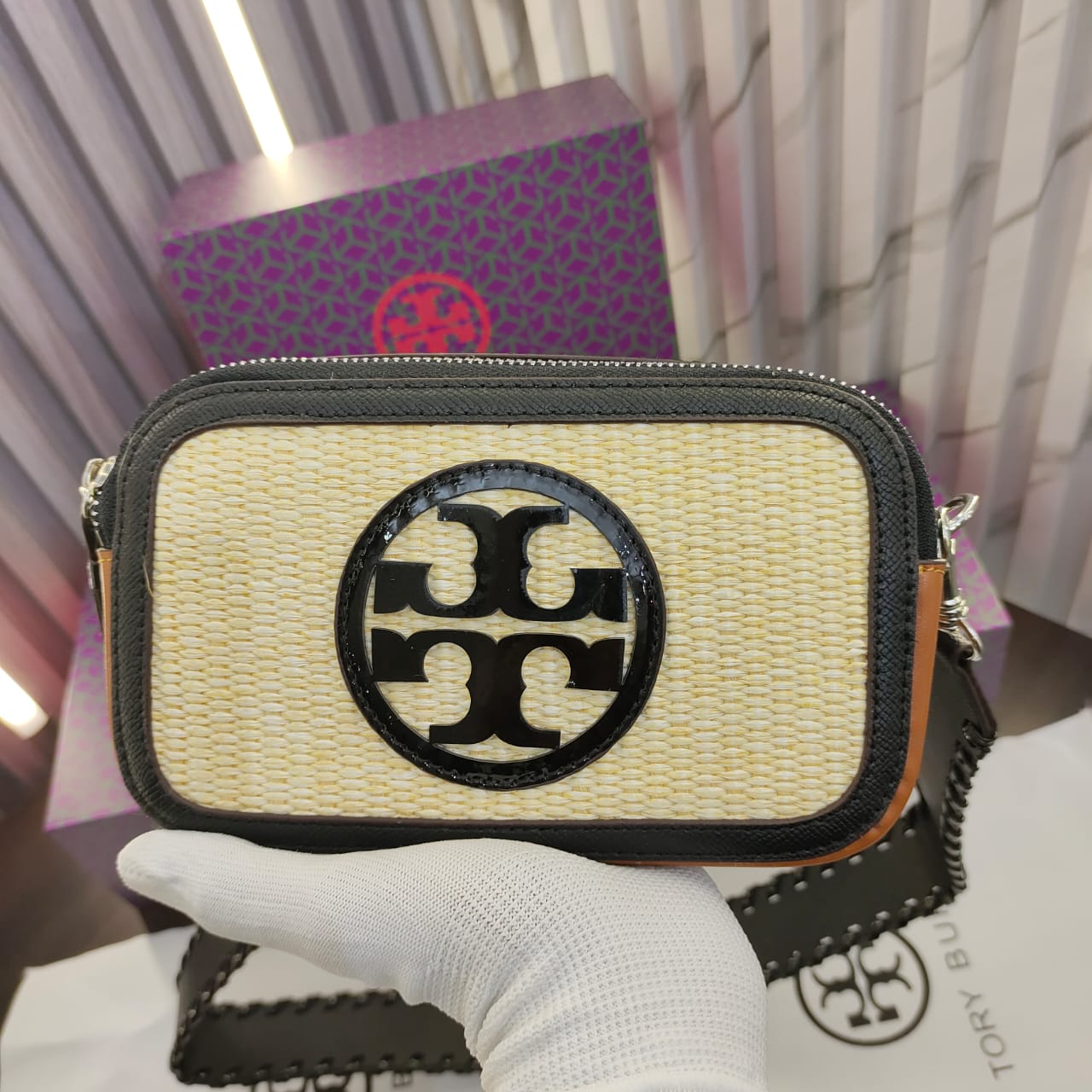 WhatsApp Image 2023-10-31 at 17.27.15_a3a26bde Tory Burch Mini Jute Blend Camera Bag (With Double box packaging)