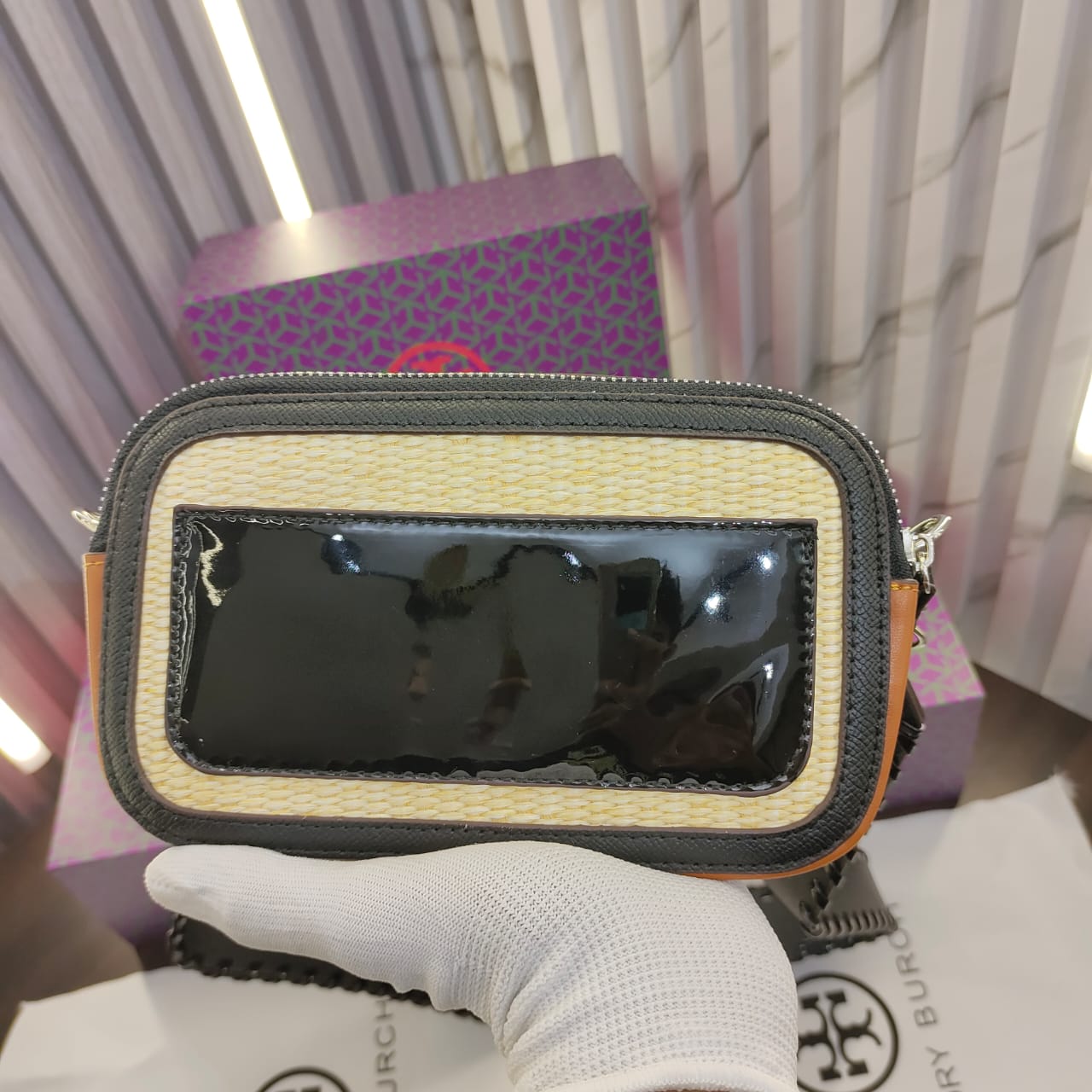 WhatsApp Image 2023-10-31 at 17.27.16_c13cb71a Tory Burch Mini Jute Blend Camera Bag (With Double box packaging)