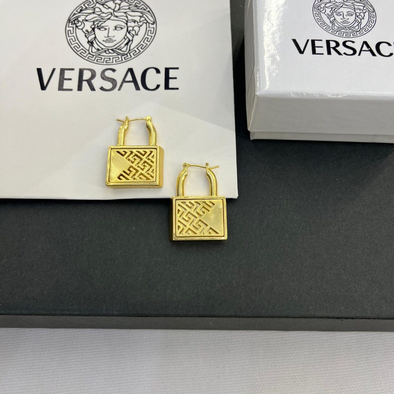WhatsApp Image 2023-11-23 at 17.24.18_6abce7de Versace Lock Golden Earring