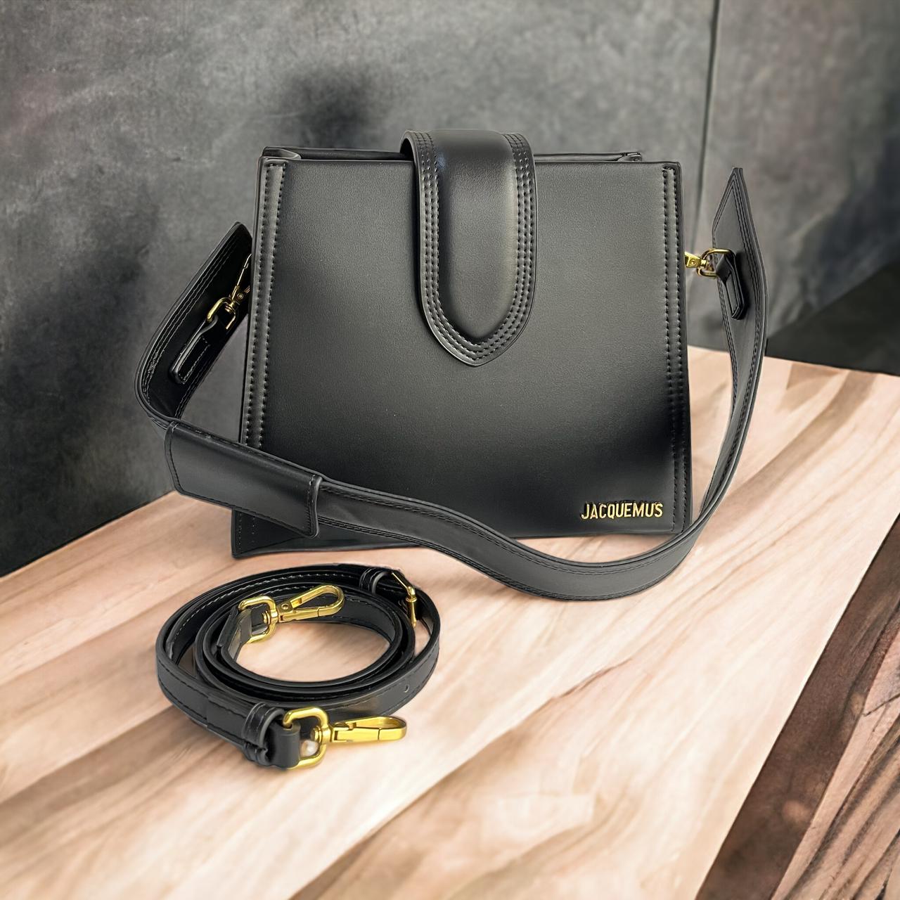 WhatsApp Image 2023-12-16 at 12.35.43_152f44a1 Jacquemus Le Grand Black Shoulder Bag (With Box)