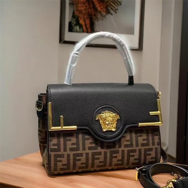 Fendi X Versace La Medusa Handbag (With Box)