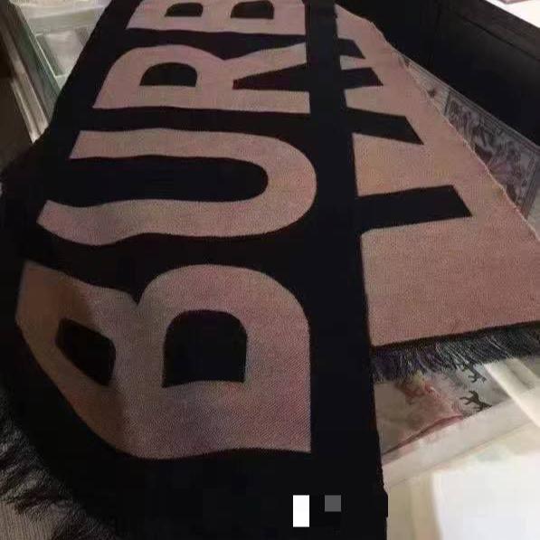 Burberry Warm Unisex Muffler Size Long