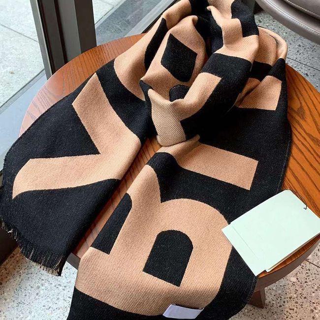 Burberry Warm Unisex Muffler Size Long