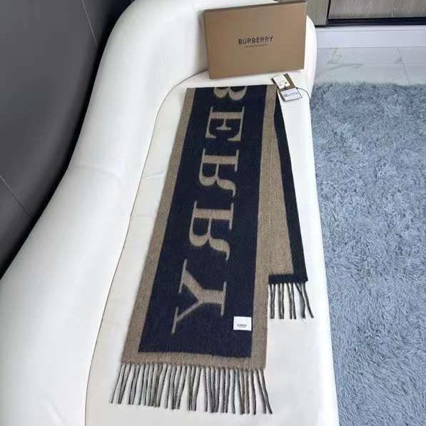 Burberry Khaki Warm Unisex Muffler
