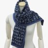 Louis Vuitton Blue Monogram Unisex Muffler