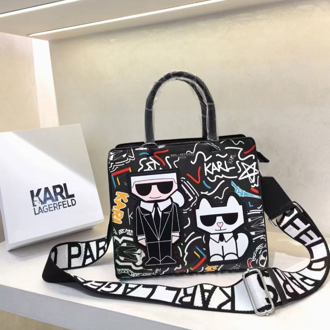 Karl Legarfeld Paris Maybelle Black Handbag