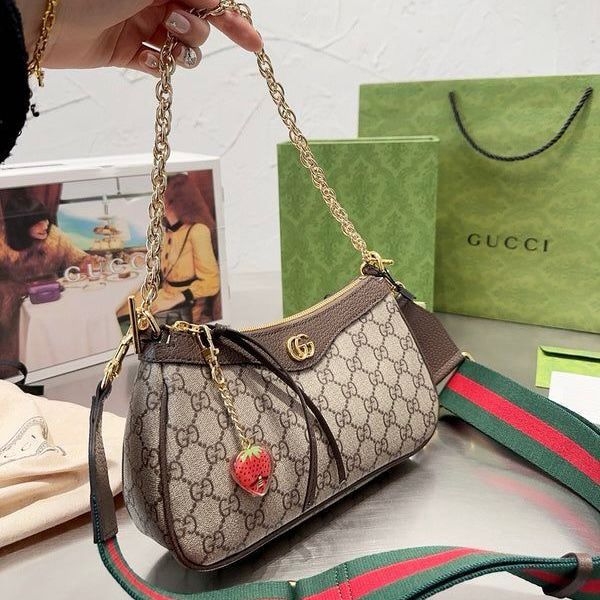 Gucci Ophidia GG Shoulder Bag (With Box)