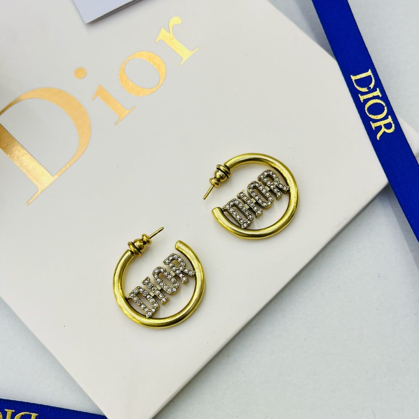 Christian Dior Studded Round Earring