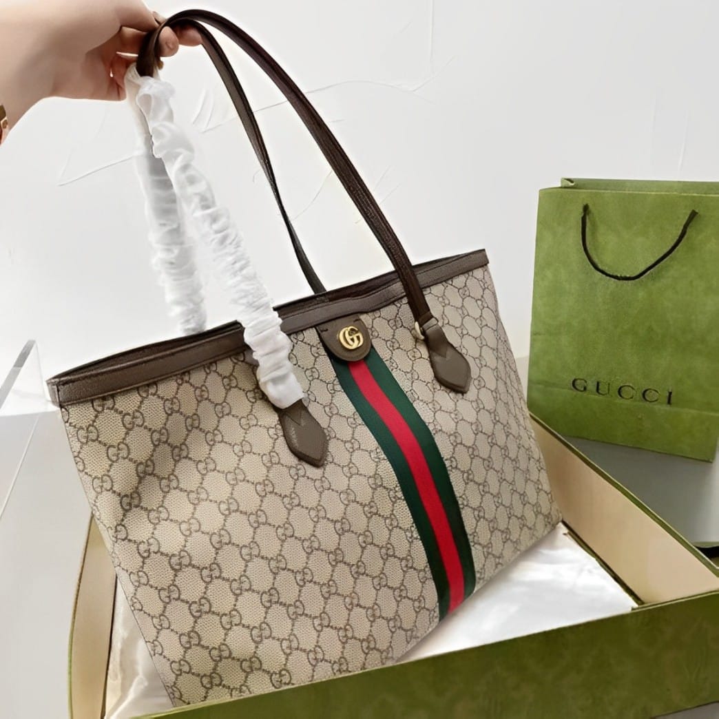 Gucci GG Ophidia With Pouch Premium Tote Bag (With Box)