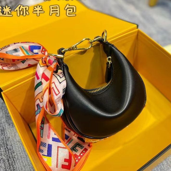 Fendi Fendigraphy Black Sling Bag (With Box)