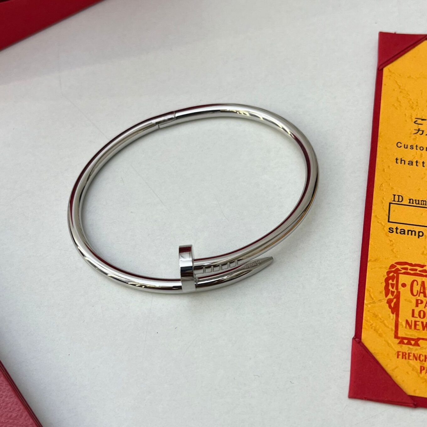 WhatsApp Image 2024-07-08 at 1.25.56 PM Cartier Nail Bangle Silver Bracelet