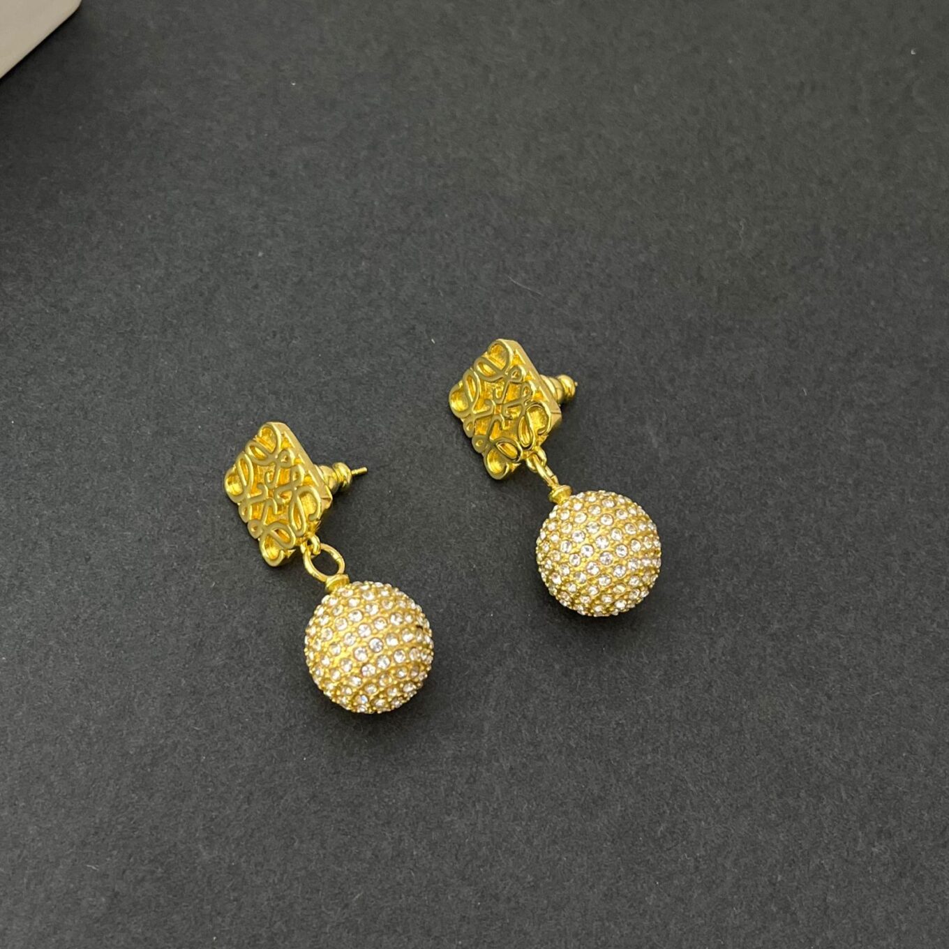 Loewe Studded Pendulum Earring