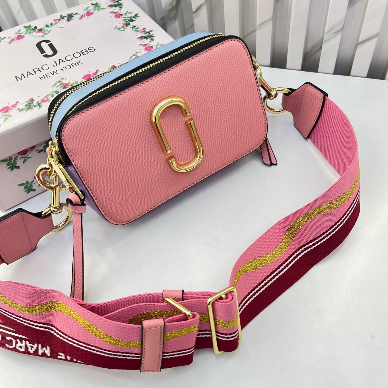 WhatsApp Image 2024-10-18 at 10.19.25 PM Marc Jacob Pink The Snapshot Camera Bag (With Box)