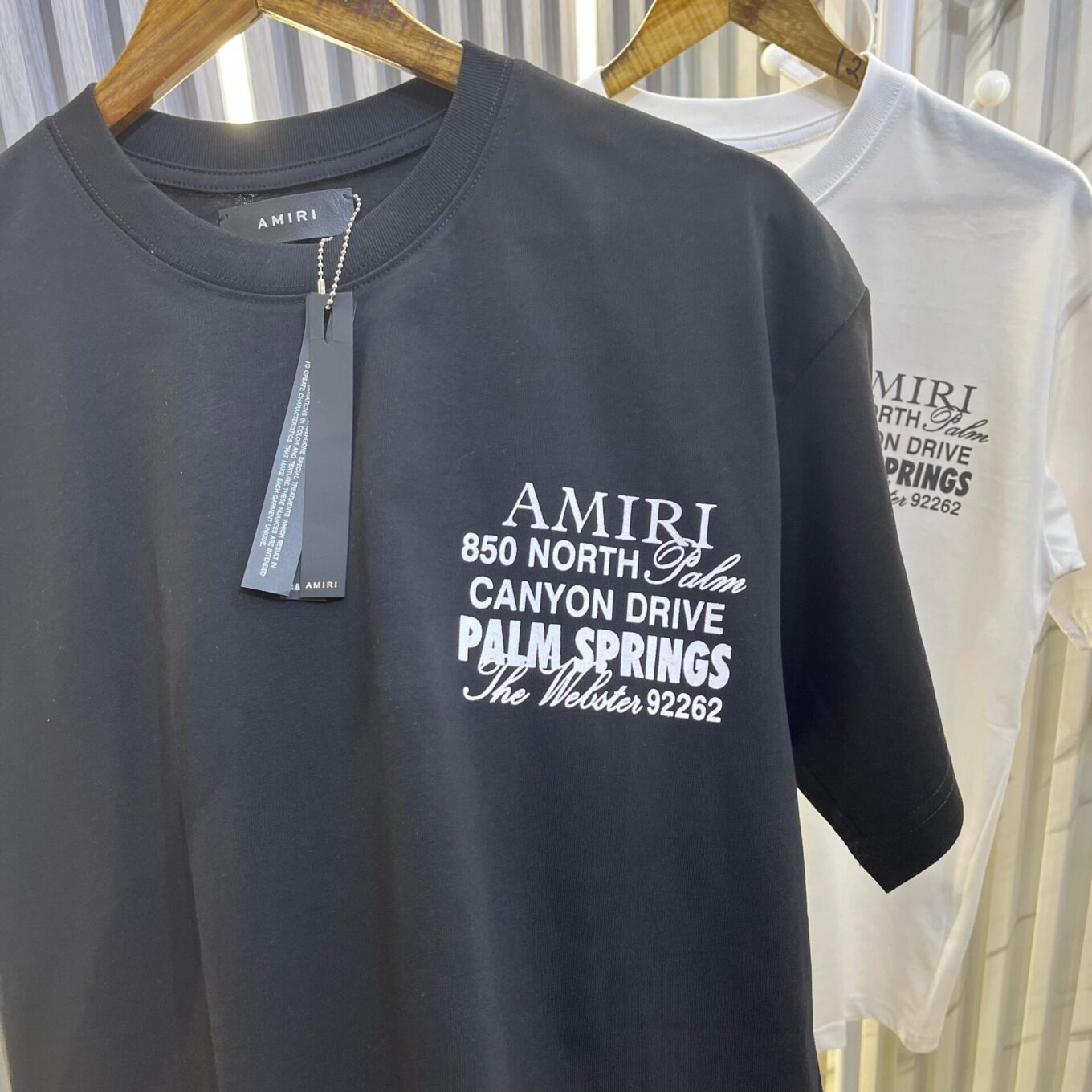 Amiri 850 North Black Oversized Tshirt