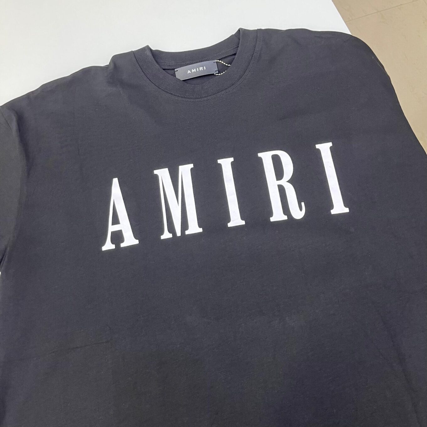 Amiri Classic Black Oversized Tshirt