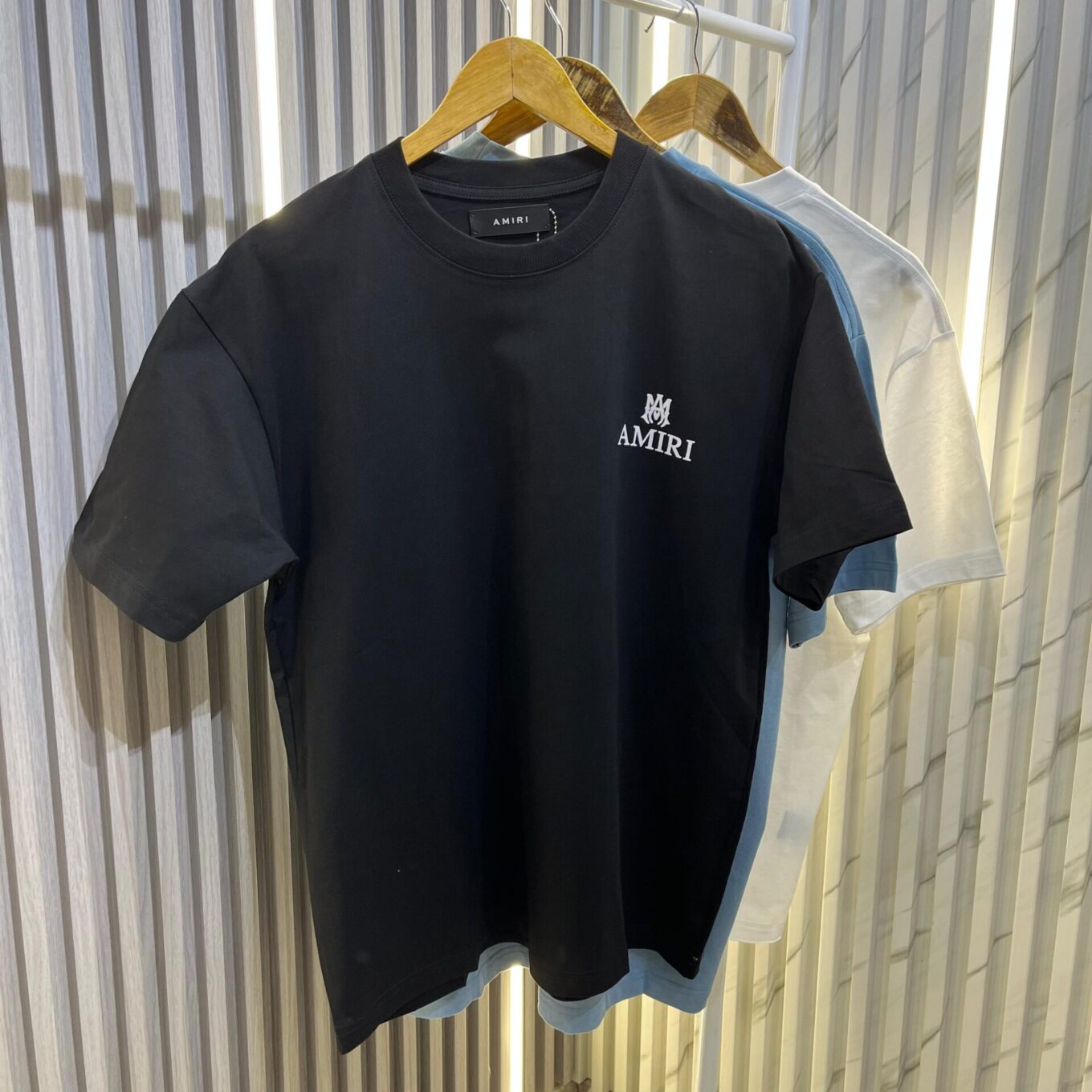 Amiri Casual Black Oversized Tshirt