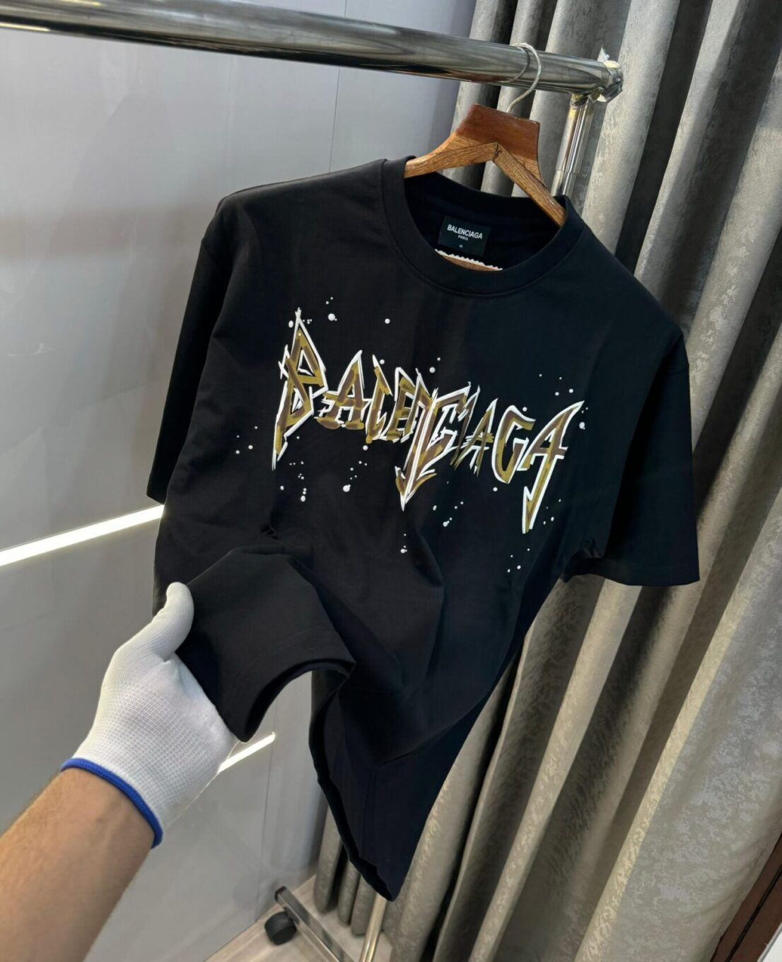 Balenciaga Black Oversized Men’s T-Shirts